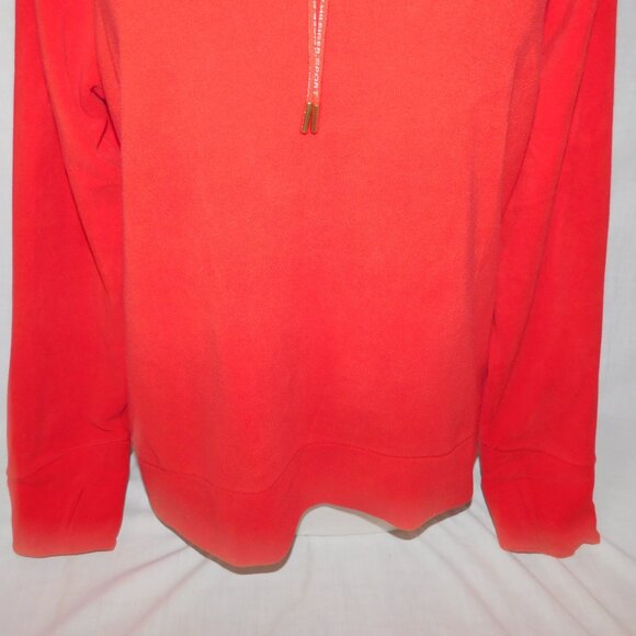 Tommy Hilfiger Sport Womens L Red Cowl neck Pullover Fleece Sweater - Picture 6 of 9